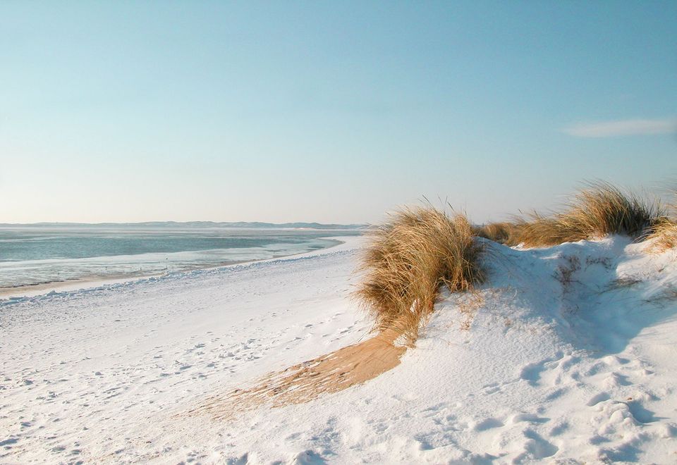 Winterliche Strandidylle auf Sylt