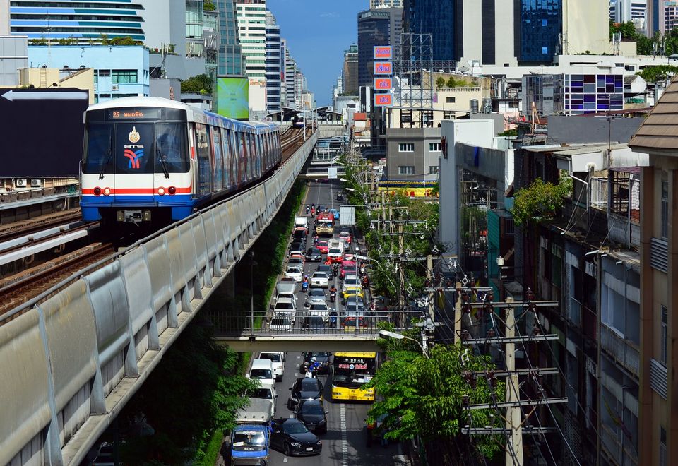 Skytrain in Bangkok, Thailand