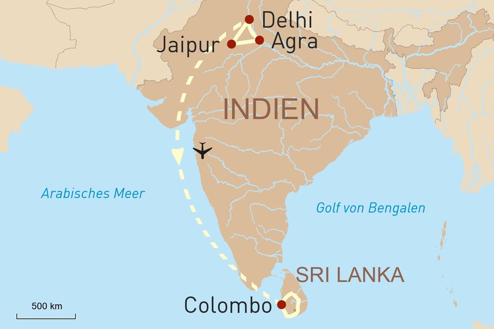 Indien und Sri Lanka Rundreise individuell - Geoplan-Reisen.de