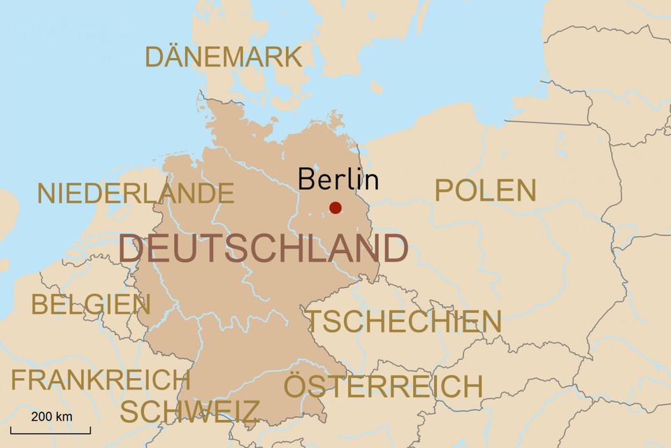 Übersichtskarte Deutschland
