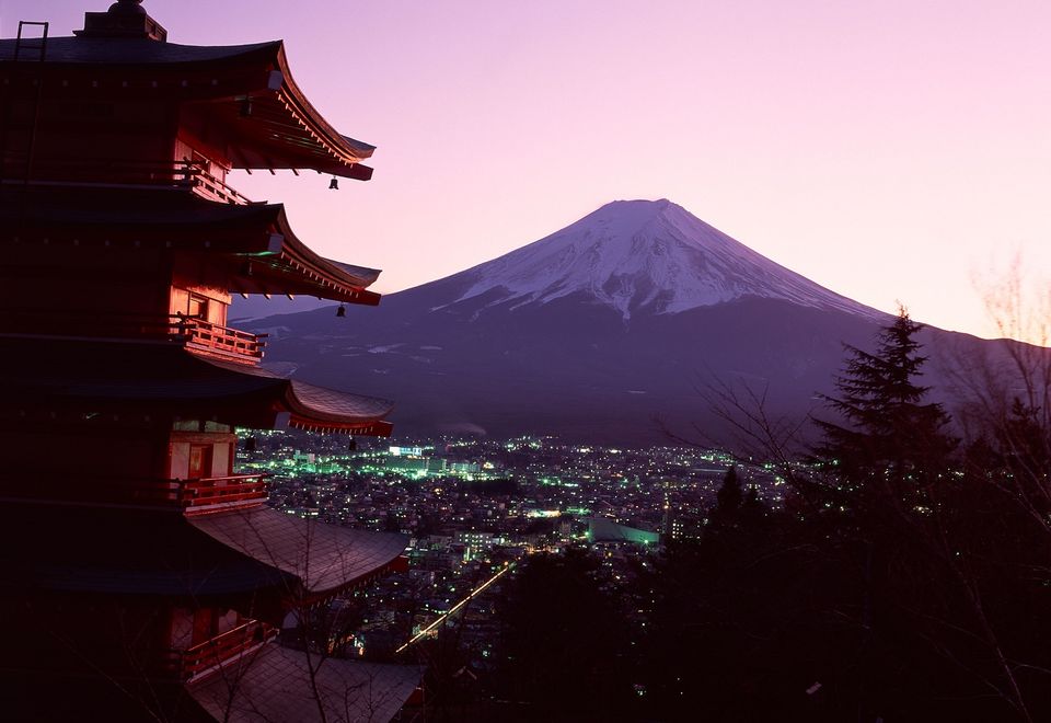 Tokyo und Mount Fuji