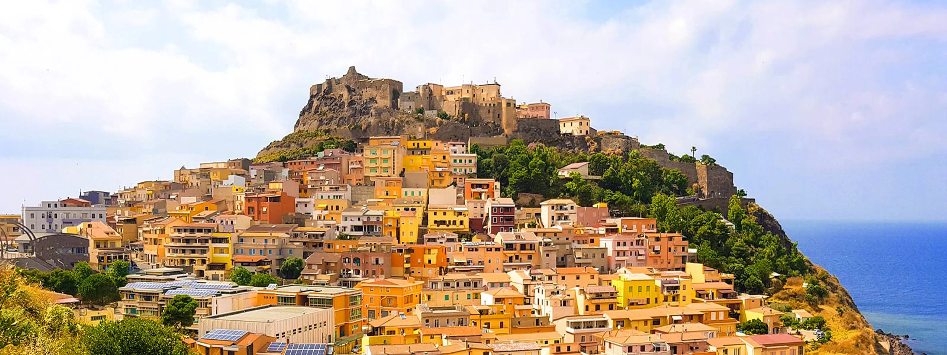 Blick auf Castelsado