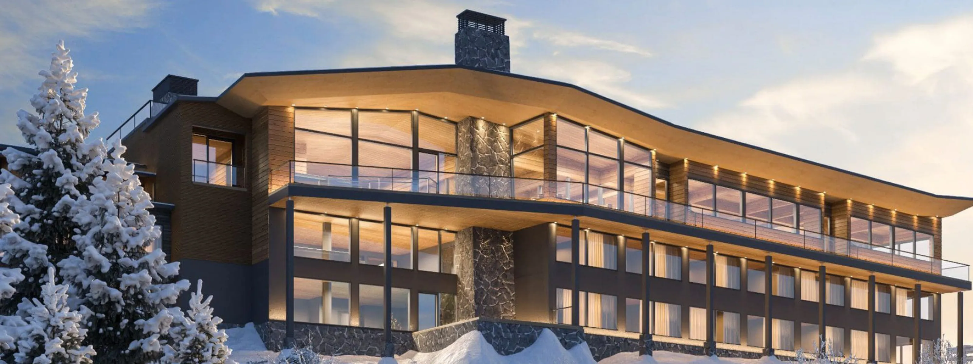 Hotel Iso Syöte von außen