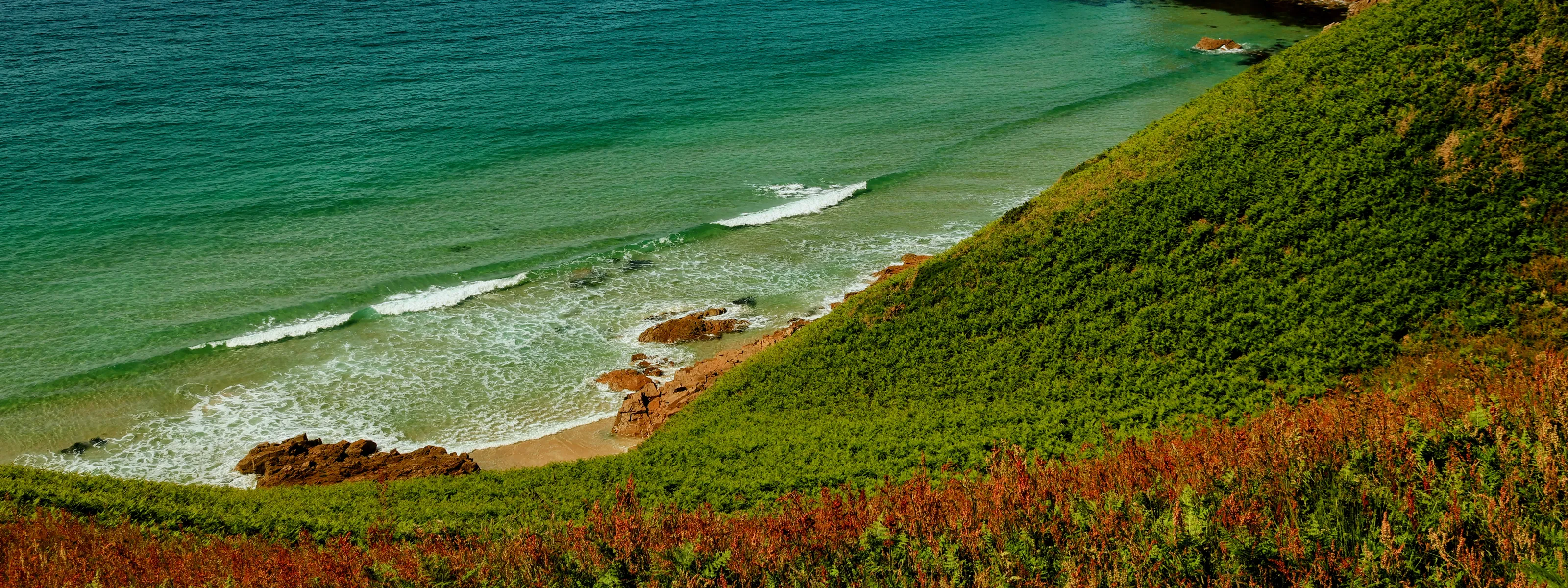 Unberührte Küste Jerseys - Header