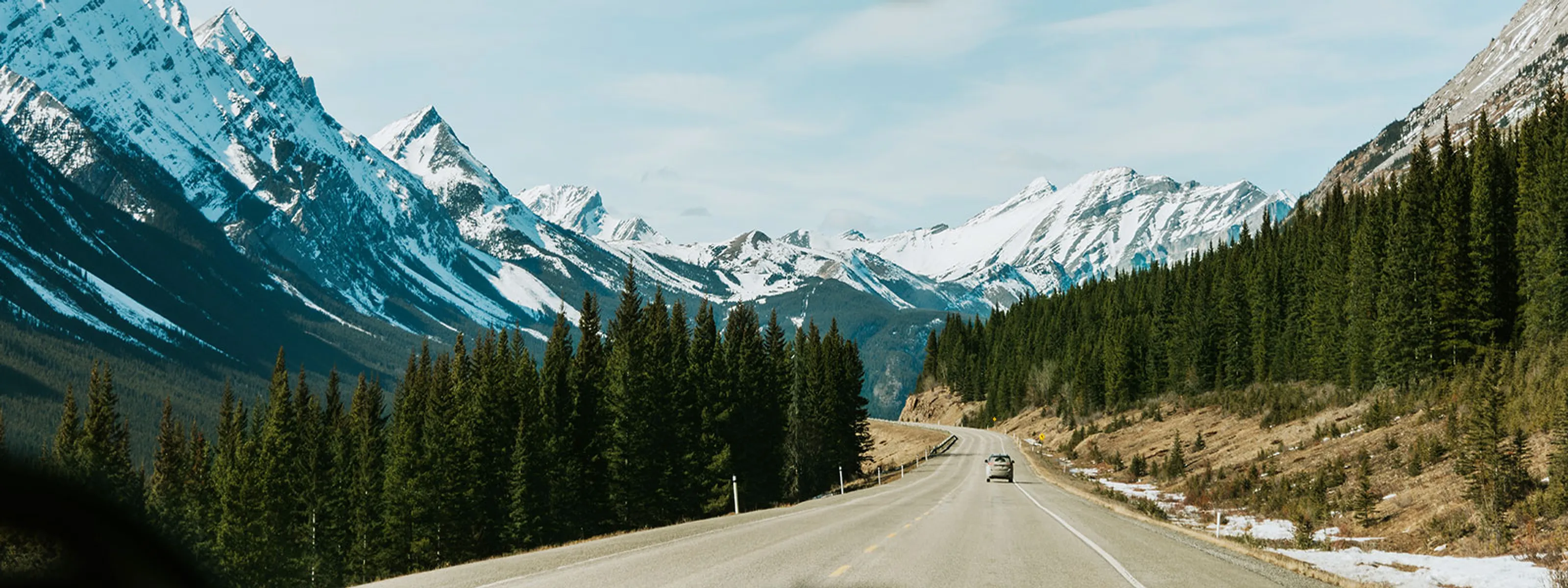 Unterwegs auf dem Highway 40 durch Kananaskis Country 