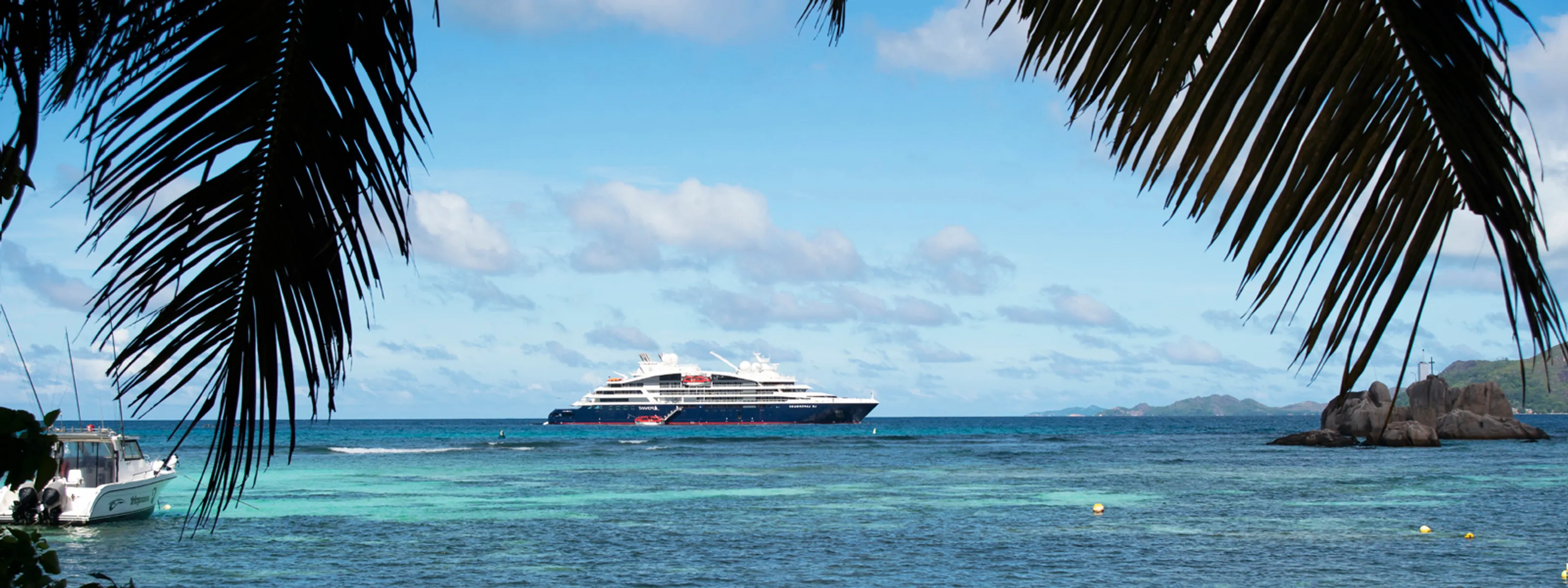 Kreuzfahrt Seychellen la Digue Ponant Tamar Sarkiss