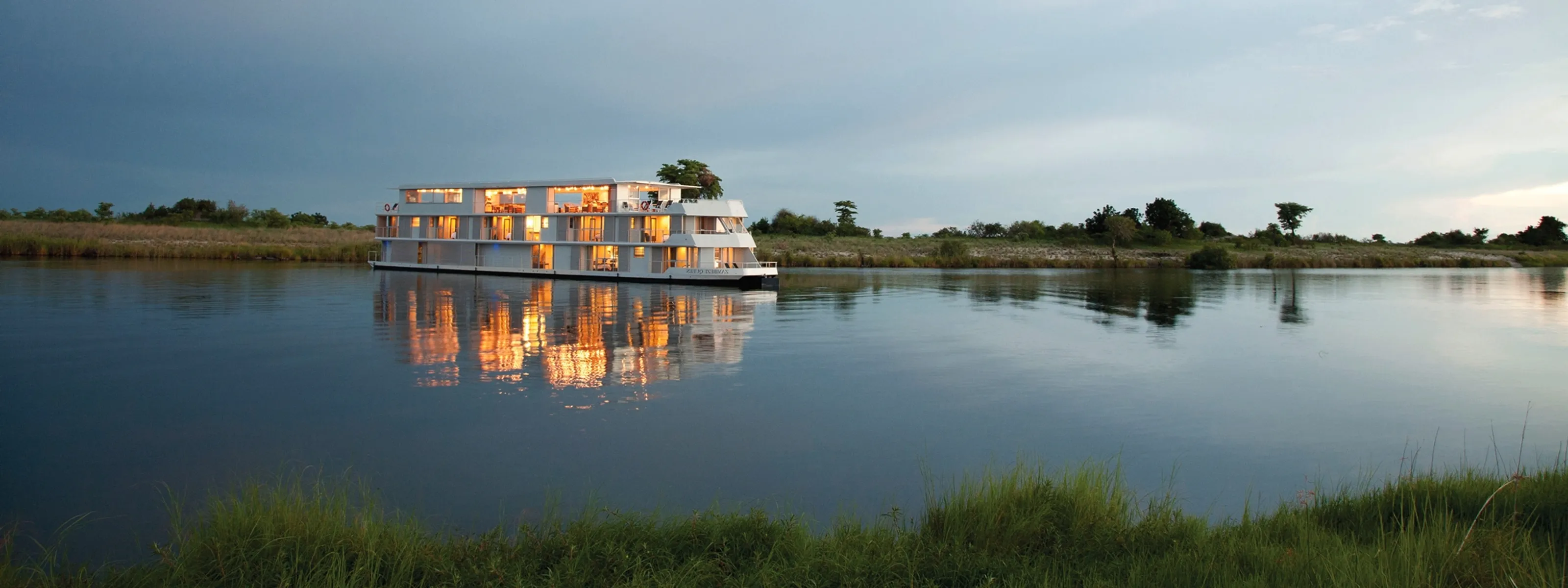 Mit der Zambezi Queen auf dem Chobe-Fluss