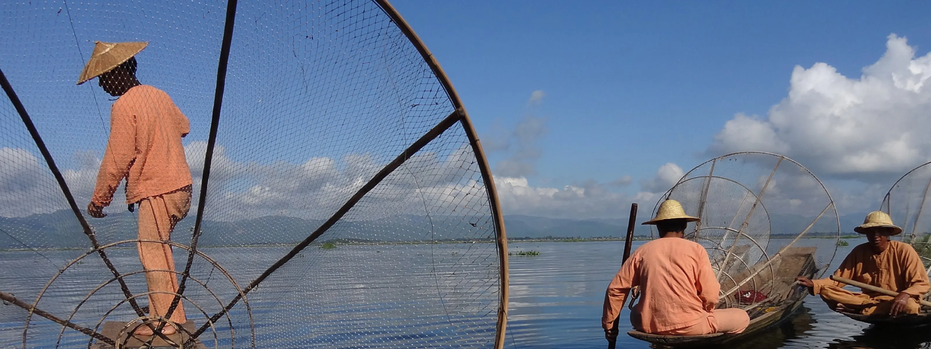 Fischer auf dem Inle-See, Myanmar