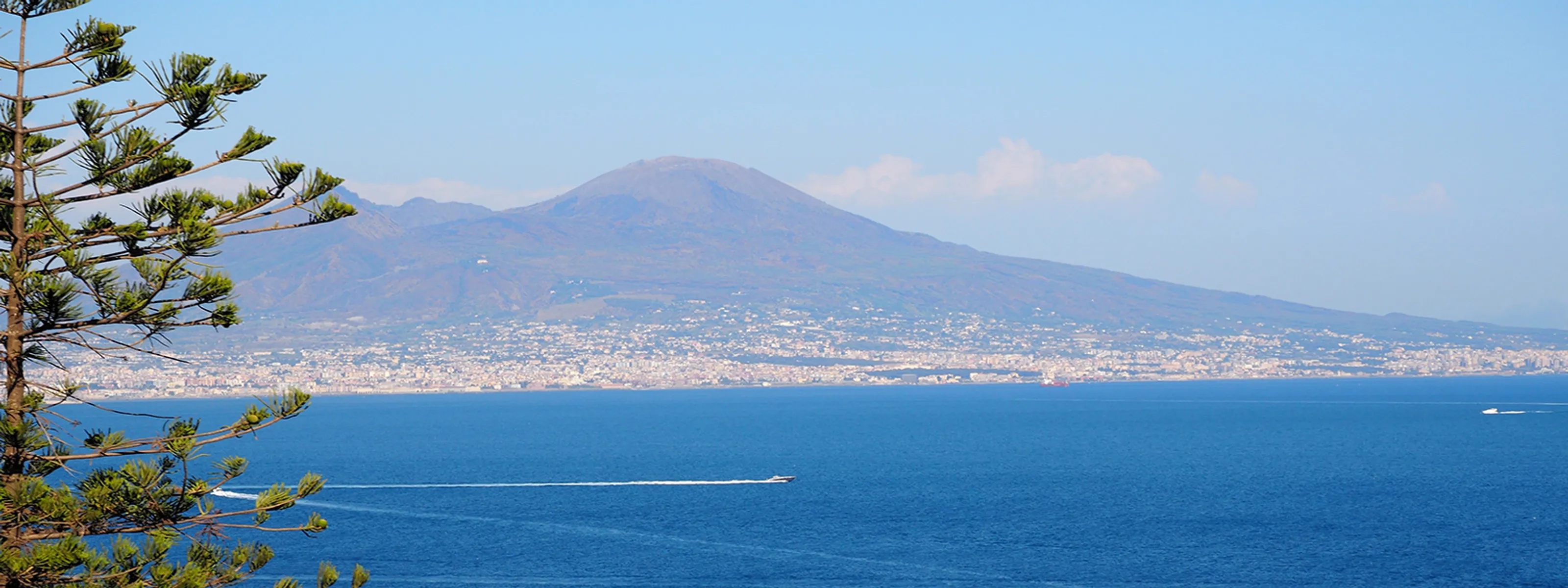 Blick auf Vesuv