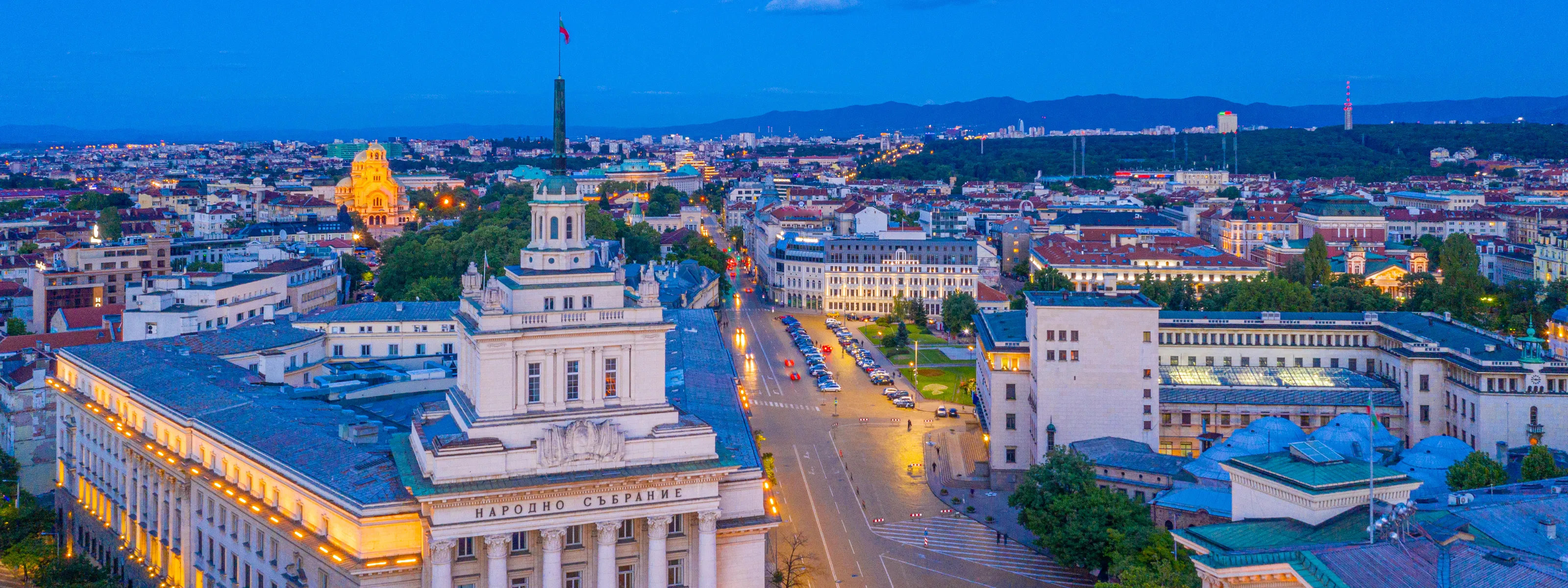 Parlamentsgebäude in Sofia
