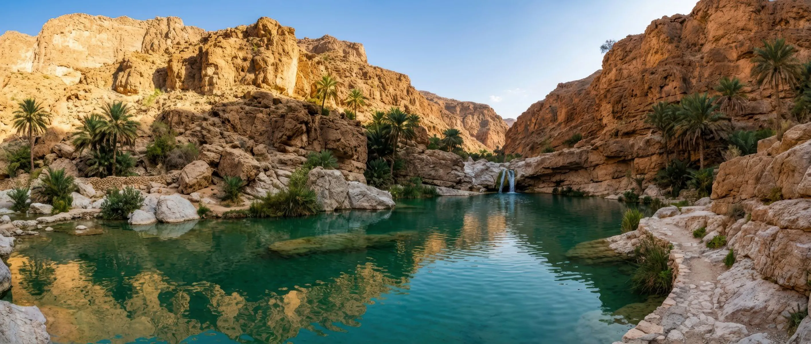 Fjord im Oman
