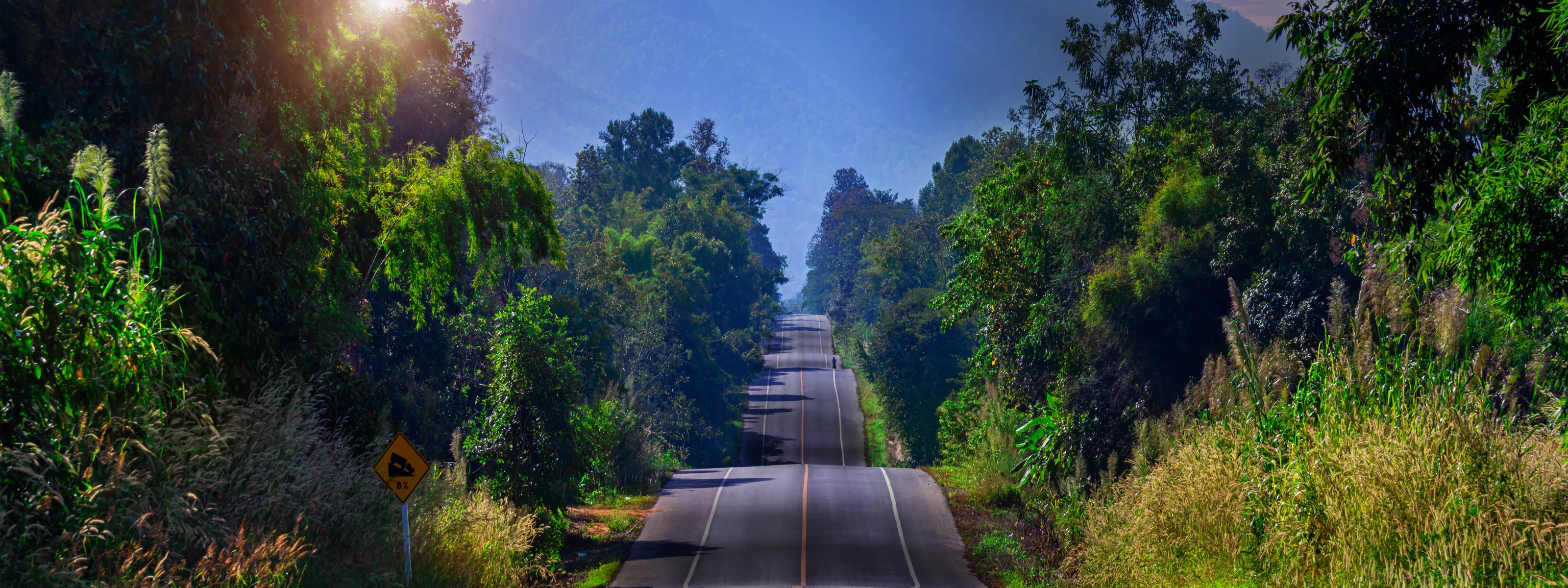 Straße 1252 in Lampang - Header