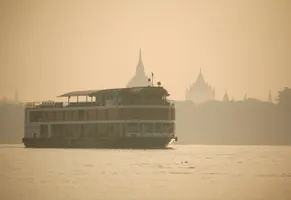 Abendstimmung, Myanmar Reise 