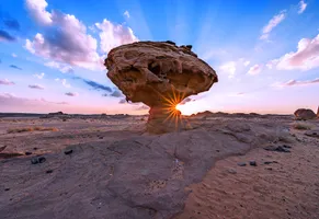 Felsformationen, die AlUlas Landschaft schmücken  © Visit Saudi