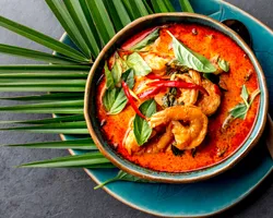 Aromatisches Garnelen-Curry von den Andamanen
