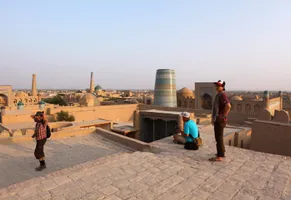 Aussicht auf Chiwa, Usbekistan
