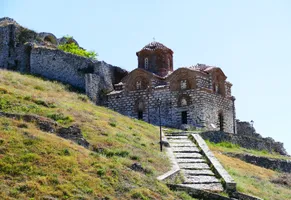 Die Shen Triada Kirche in Berat, Albanien