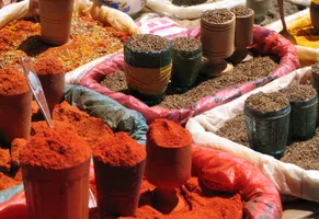 Bazaar mit Gewürzen