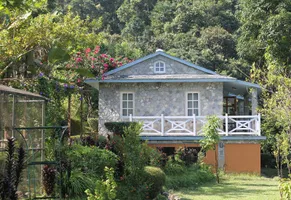 Eines der Häuser im Resort 