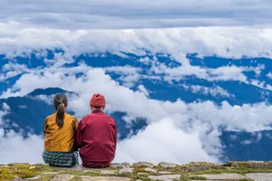 Blick auf den Himalaya