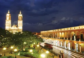 Campeche Kathedrale, Mexiko Reise