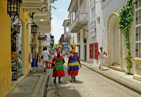Straßenbild in Cartagena