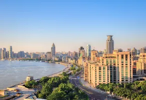 Uferpromenade in Shanghai