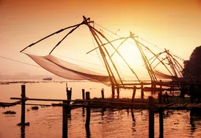 Chinesische Fischernetze in Kochi