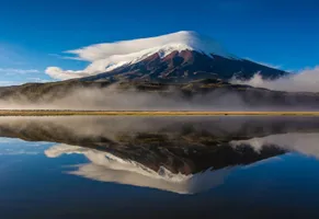 Der Cotopaxi, der zweithöchste Berg Ecuadors