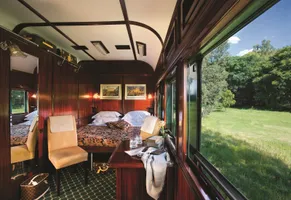 Deluxe Double Room im Rovos Rail Zug