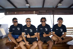 Die Crew der Moana Cruise