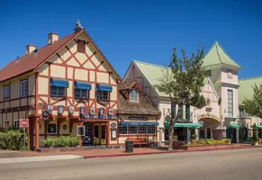 Die dänische Stadt Solvang in Kalifornien