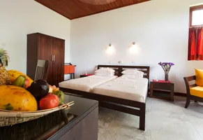 Doppelzimmer im Obergeschoss des neuen Flügels