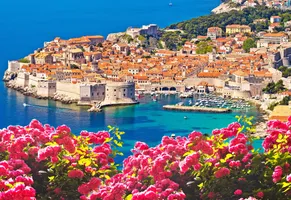 Panoramablick auf die historische Altstadt von Dubrovnik