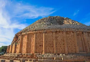Ein numidisches Grabmal in der Provinz Tipaza, Algerien