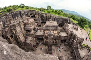Die Ellora-Höhlen in Maharashtra 