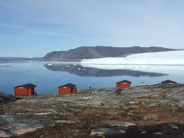 Die Glacier Lodge am Eqi Gletscher