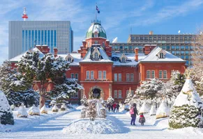 Ehemaliges Hokkaido Government Office Building (Red Brick Office), Sapporo, Hokkaido AdobeStock © Supachai
