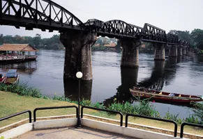 Die berühmte Brücke am Kwai