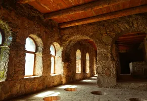 Historische Weinbau-Architektur in der Region Kachetien