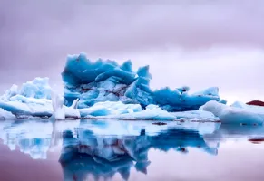 Spitze eines Eisberges