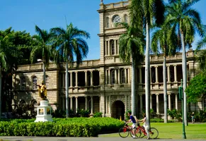 In der Altstadt von Honolulu