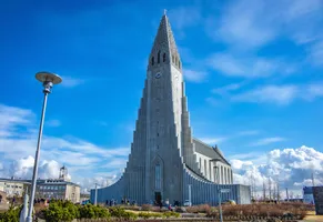 Die Hallgrimmskirche, eines der Wahrzeichen Reykjaviks
