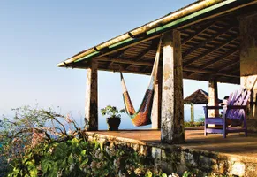 Künstlerhaus mit Hängematte, Jamaika Reise 