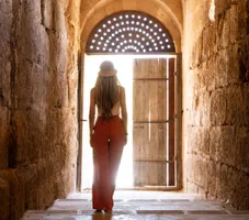 Unterwegs in der antiken Stadt Jerash