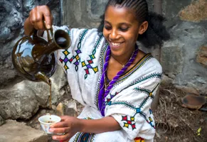 Kaffee-Zeremonie, Äthiopien Reise