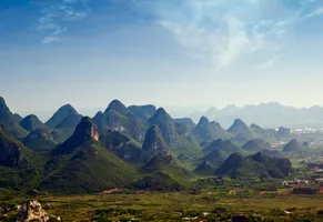 Karstlandschaft, China Reise