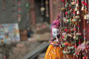 Handwerkskunst aus Rajasthan: Eine traditionelle Puppe