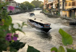 Klong in Bangkok, Thailand