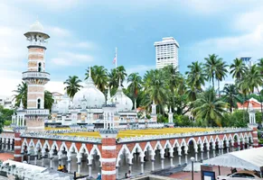 Jamek Moschee in Kuala Lumpur, Malaysia